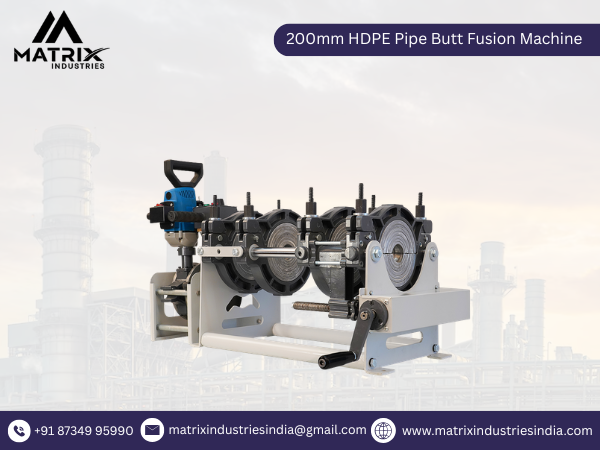 200mm HDPE Pipe Butt Fusion Machine